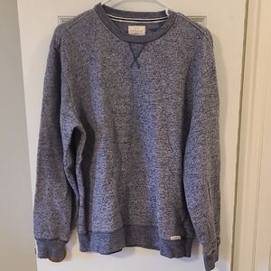 Weatherproof Vintage Heathered Blue Men's Crewneck Sweater (Size Medium)